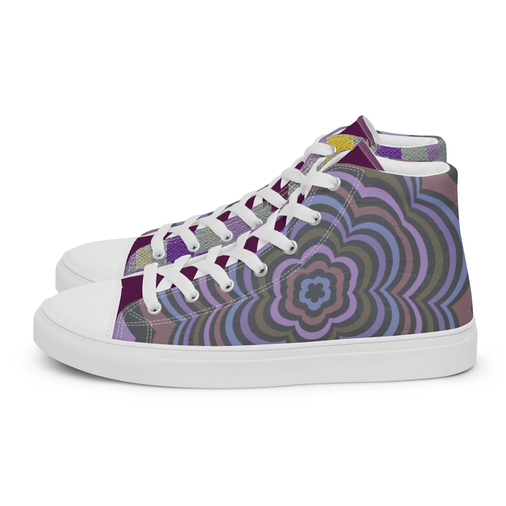 Dapper Women’s Lace-Up Canvas High-Top Sneakers