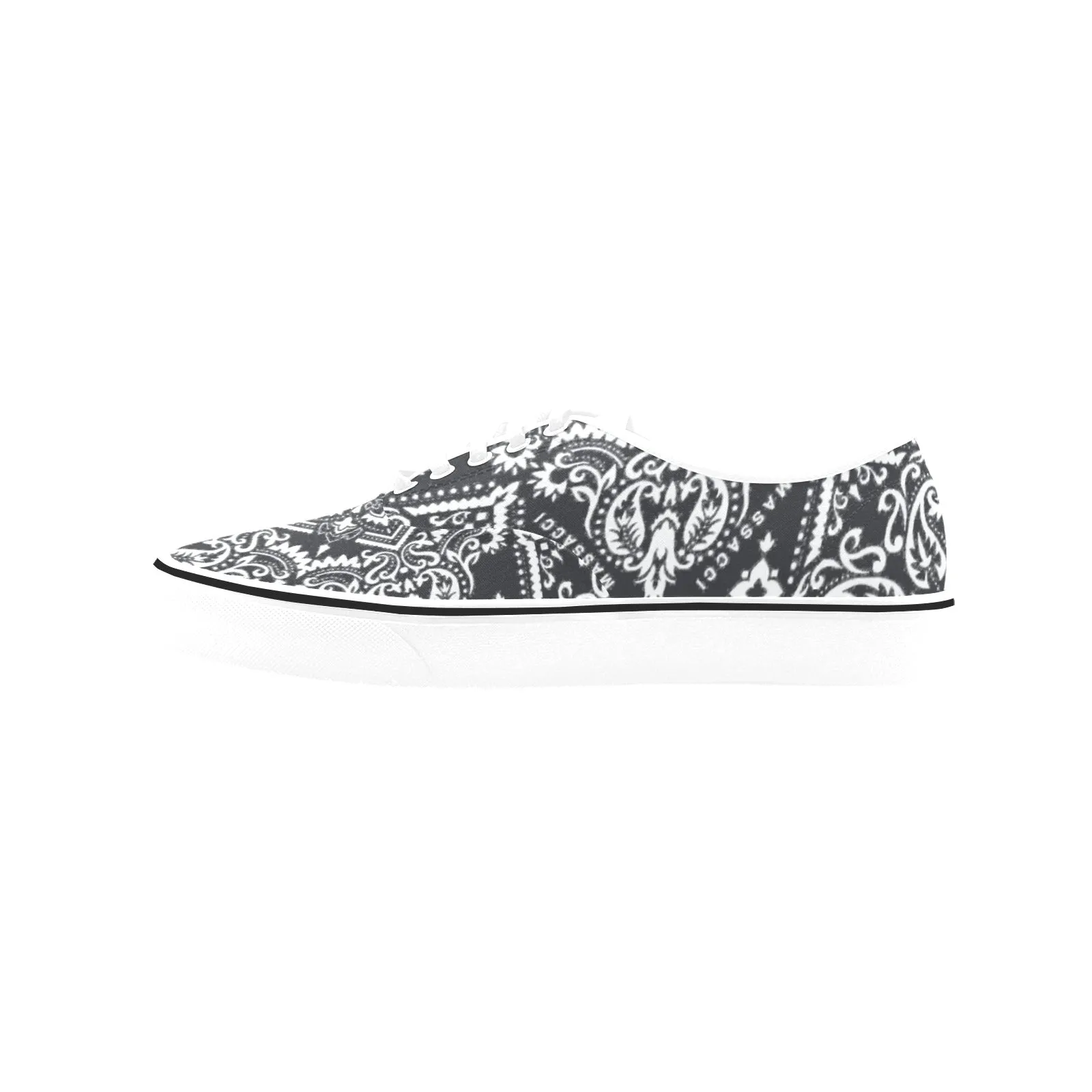 Dark Heart, Men's Classic Canvas Low Top Sneakers