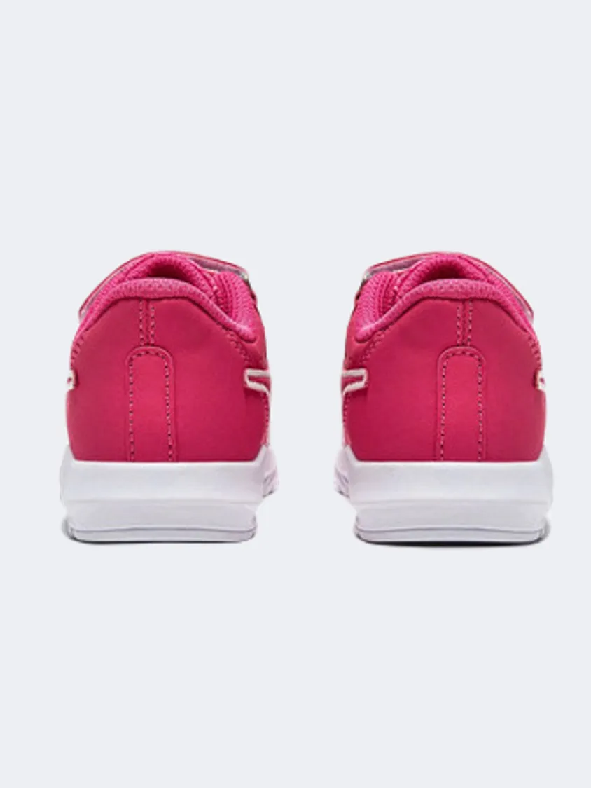 Diadora Falcon 4 Sl Infant-Girls Running Shoes Rasberry/White