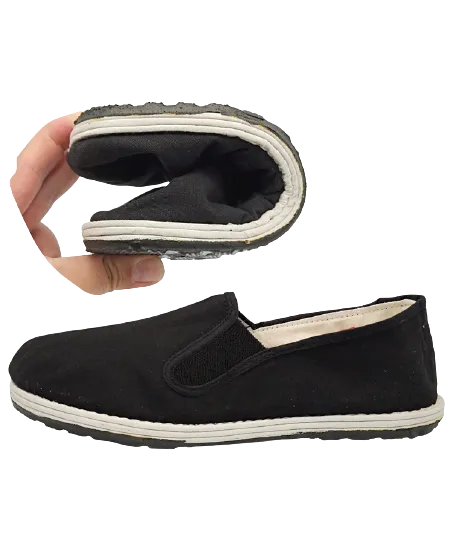 Double Star Martial Art / Kung Fu / Wushu / Tai Chi Sports Traditional Slip-On Training Shoes / Sneakers Size 38-46 Unisex Black!!