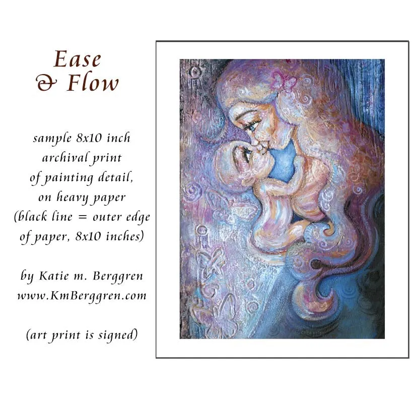 Ease & Flow - Joyful Mother & Baby Art Prints