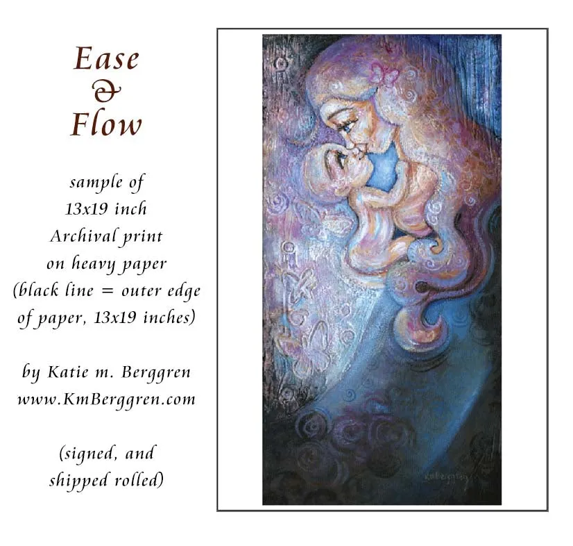 Ease & Flow - Joyful Mother & Baby Art Prints