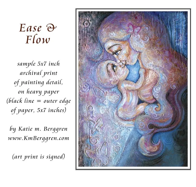 Ease & Flow - Joyful Mother & Baby Art Prints