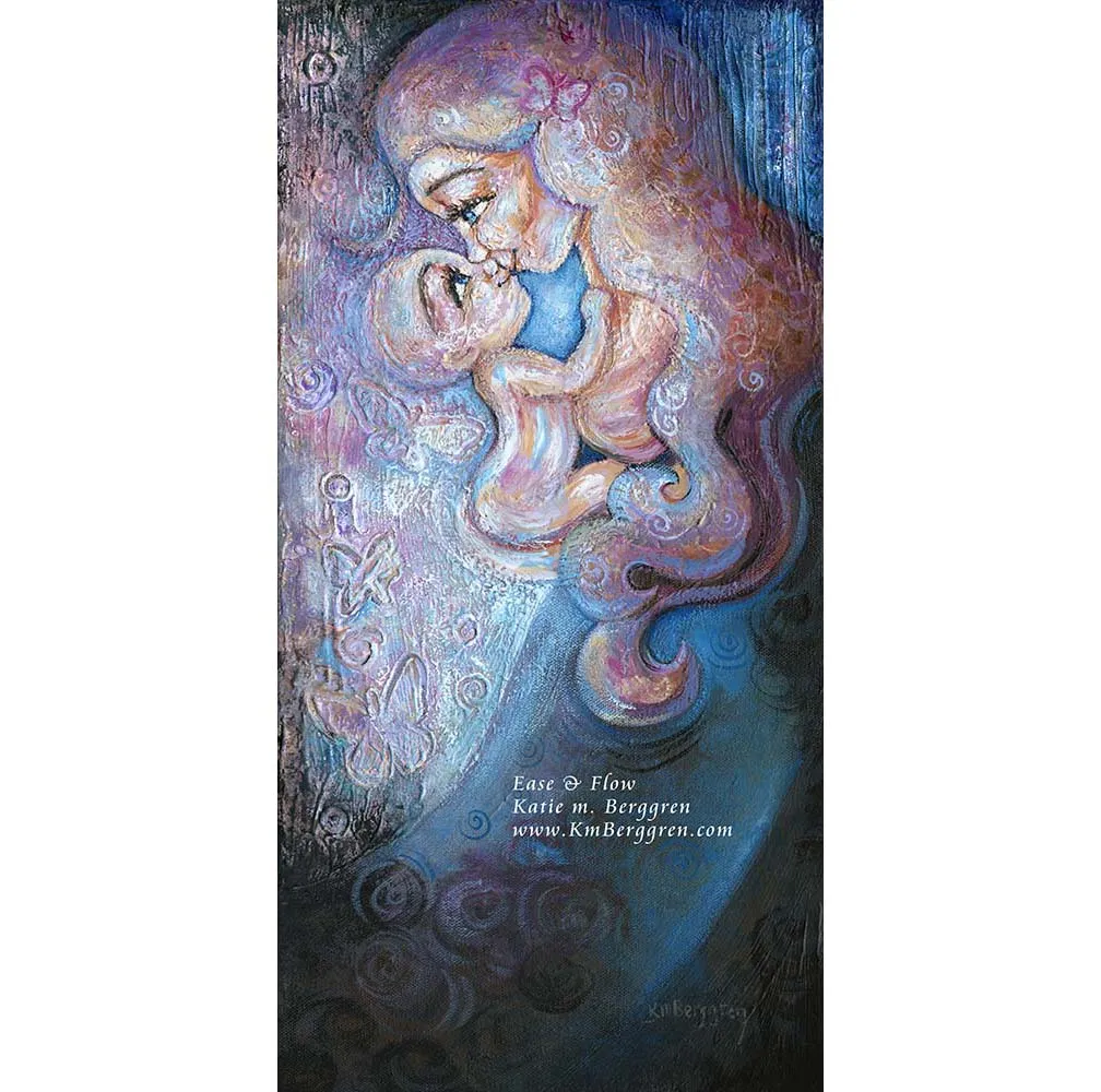 Ease & Flow - Joyful Mother & Baby Art Prints