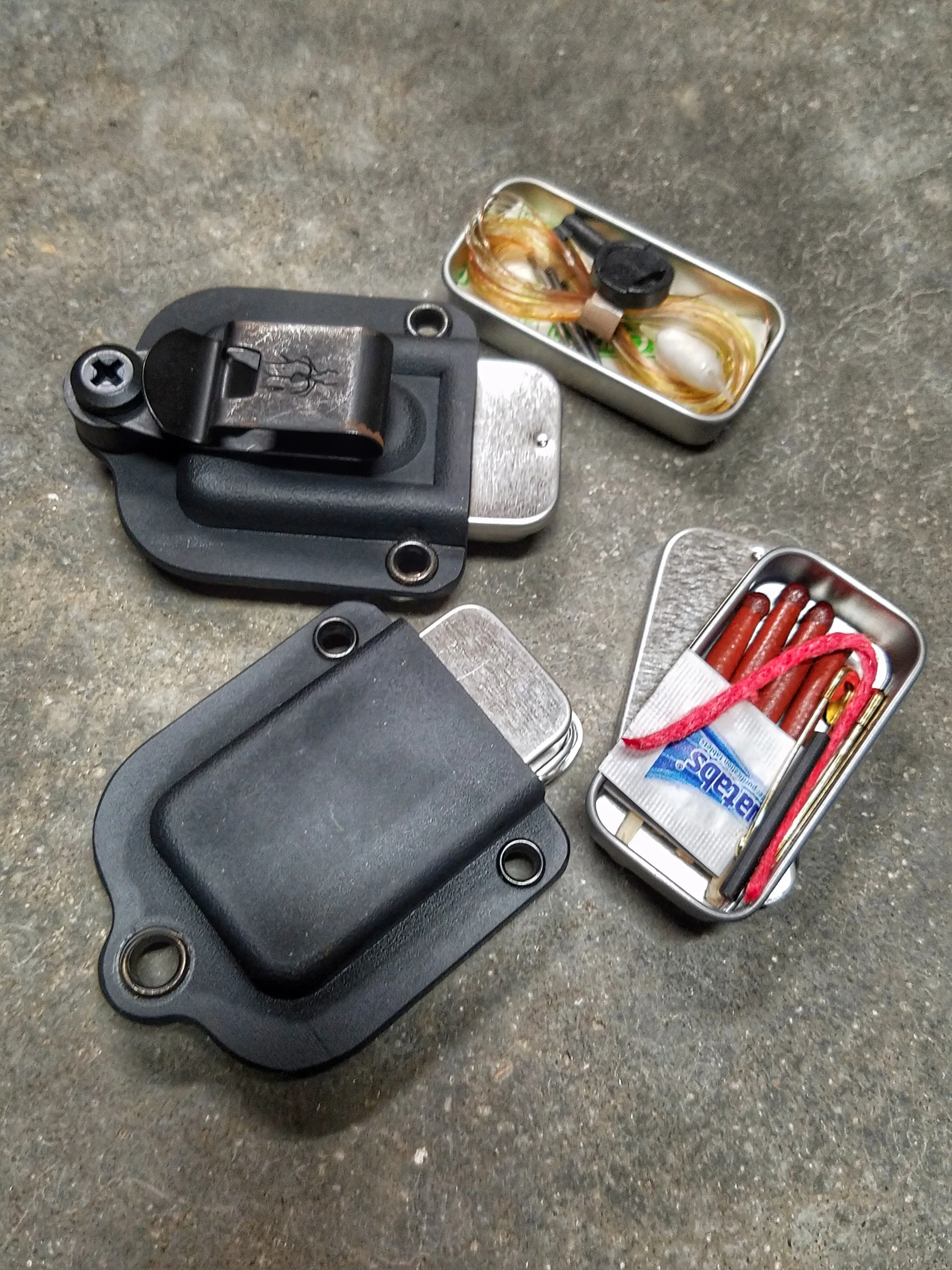 EDC Pocket Tin - Compartmentalized Survival Kits