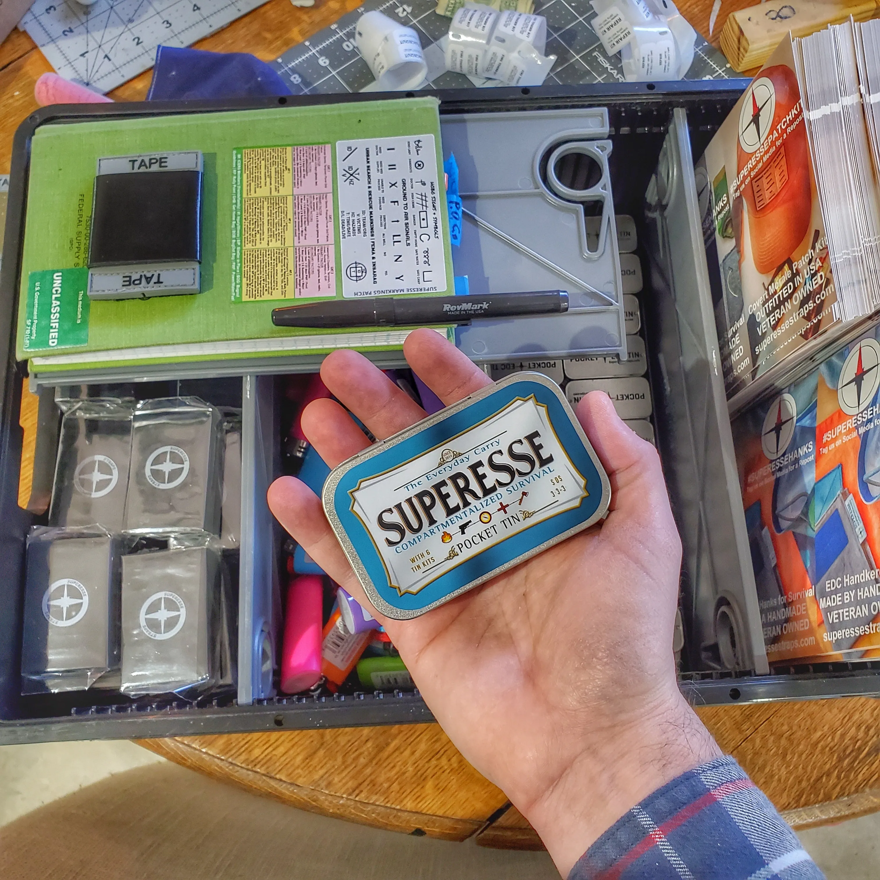 EDC Tin of the Month- Compartmentalized Survival Kits