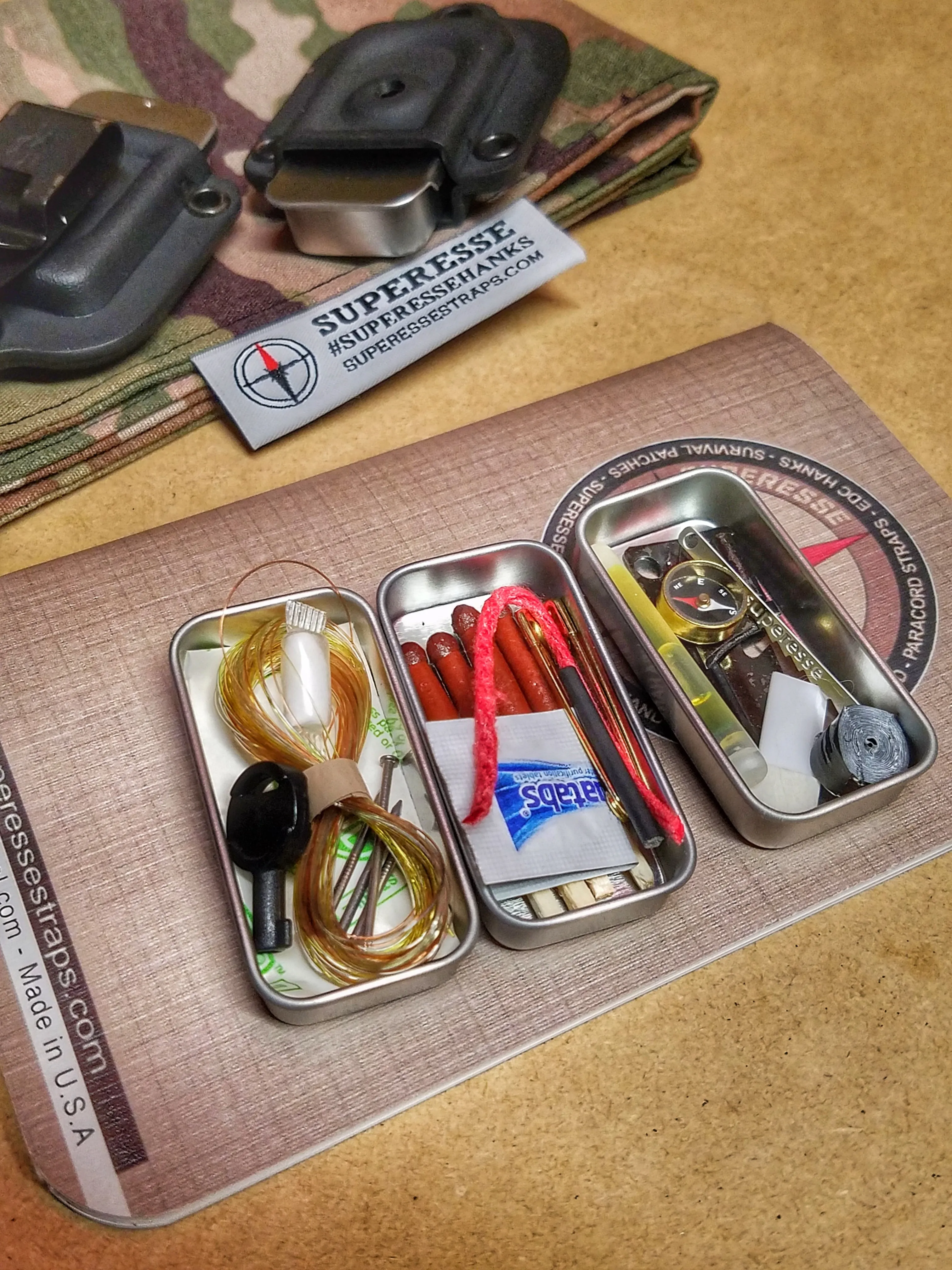 EDC Tin of the Month- Compartmentalized Survival Kits