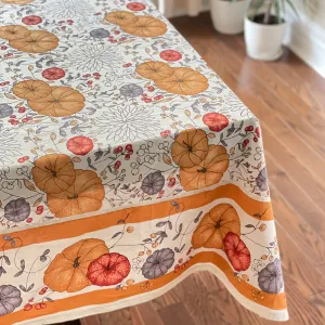 Fall Harvest Cotton Tablecloth