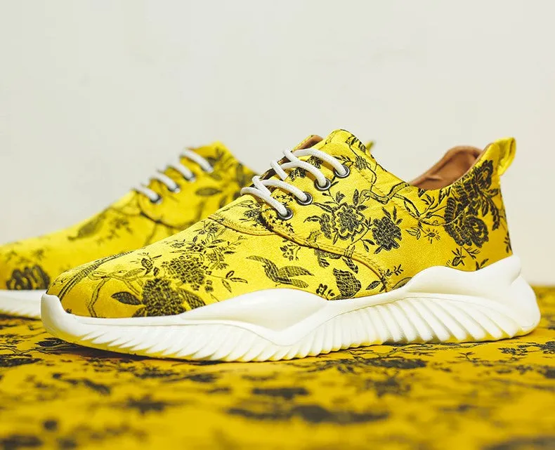 Floral Brocade Traditional Chinese Style Sports Shoes Sneaker