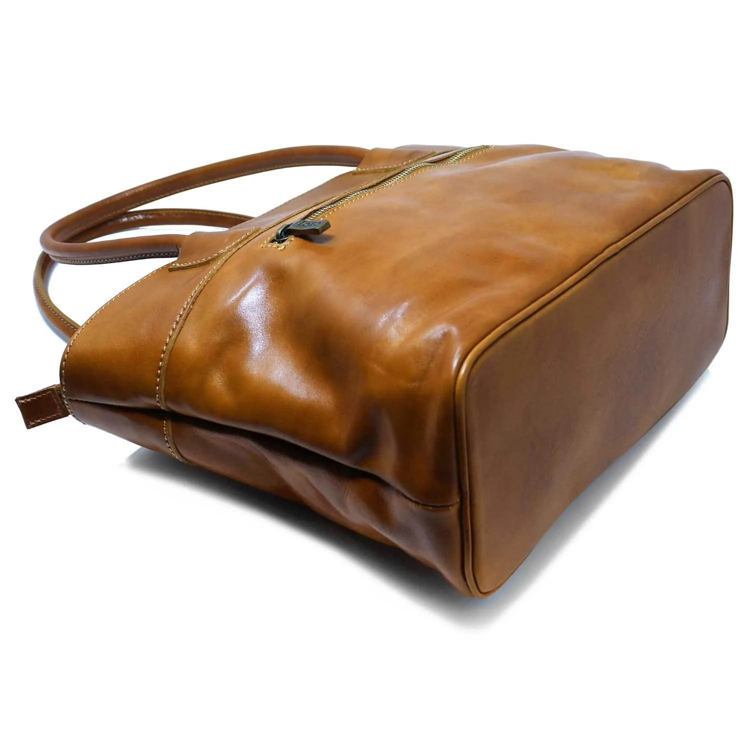 Floto Leather Napoli Shoulder Bag