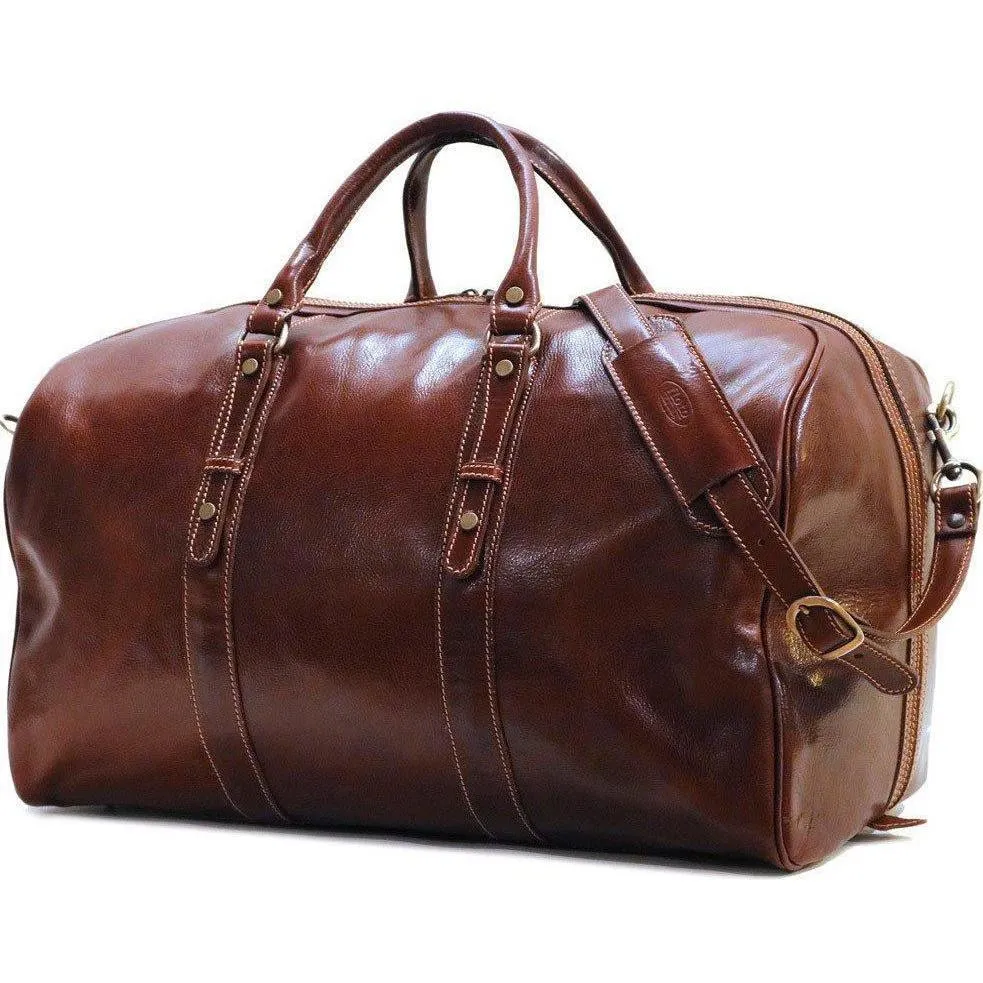 Floto Leather Venezia Grande Duffle Bag