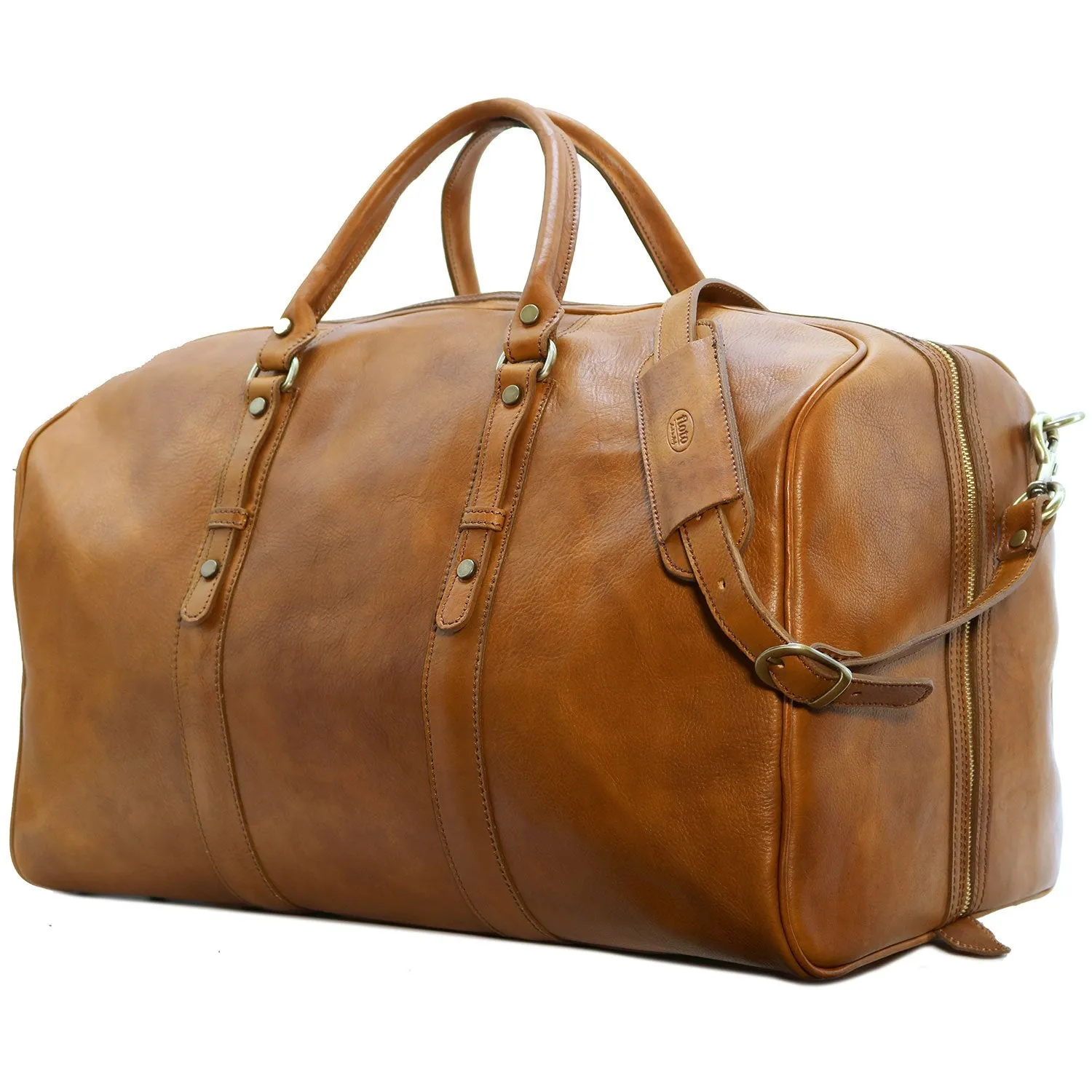 Floto Leather Venezia Grande Duffle Bag