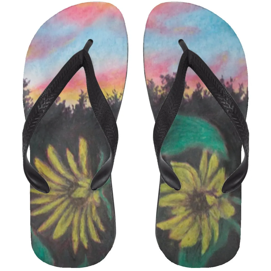 Flower Colour Hour ~ Flip Flops