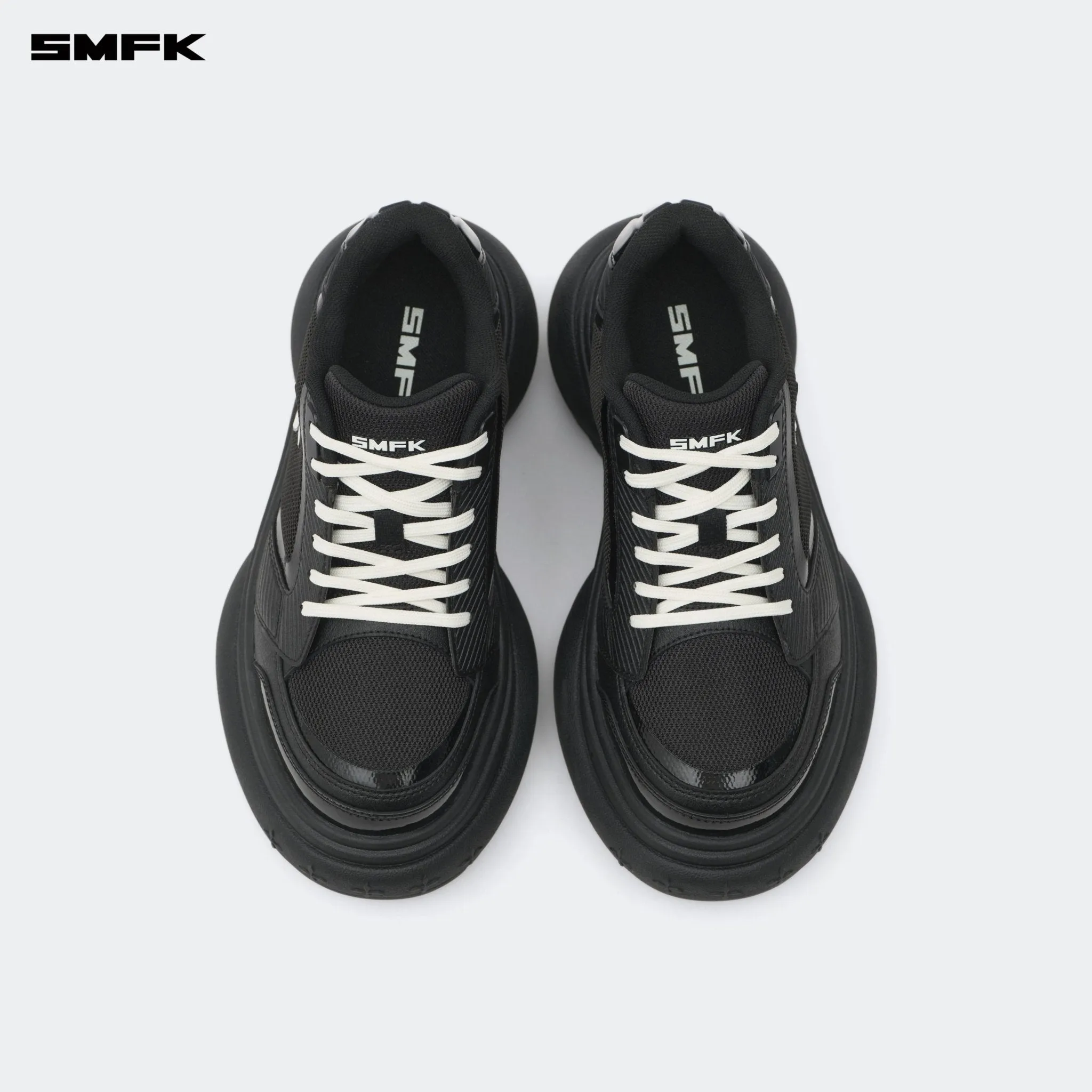 FUTURE RIPPLE High-heeled Sneaker In Black