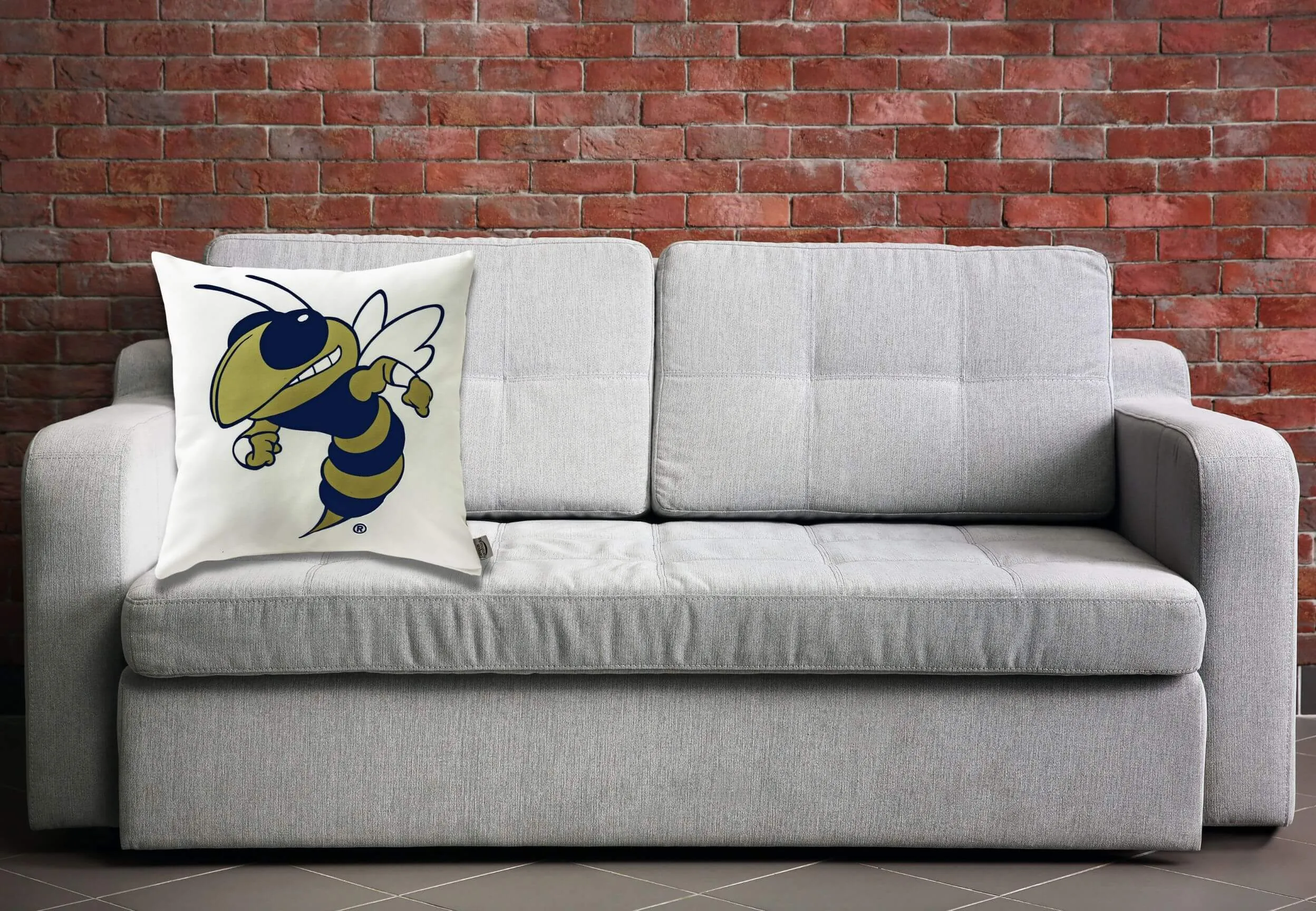 Georgia Tech Yellow Jackets Throw Pillow Cover | BUZZ