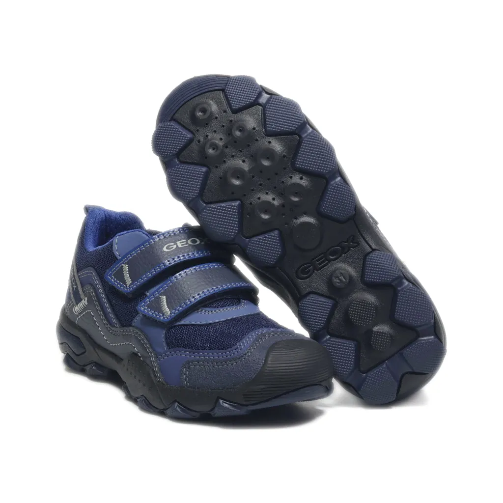 Geox Sport Shoes Leather Blue Colour For Kids