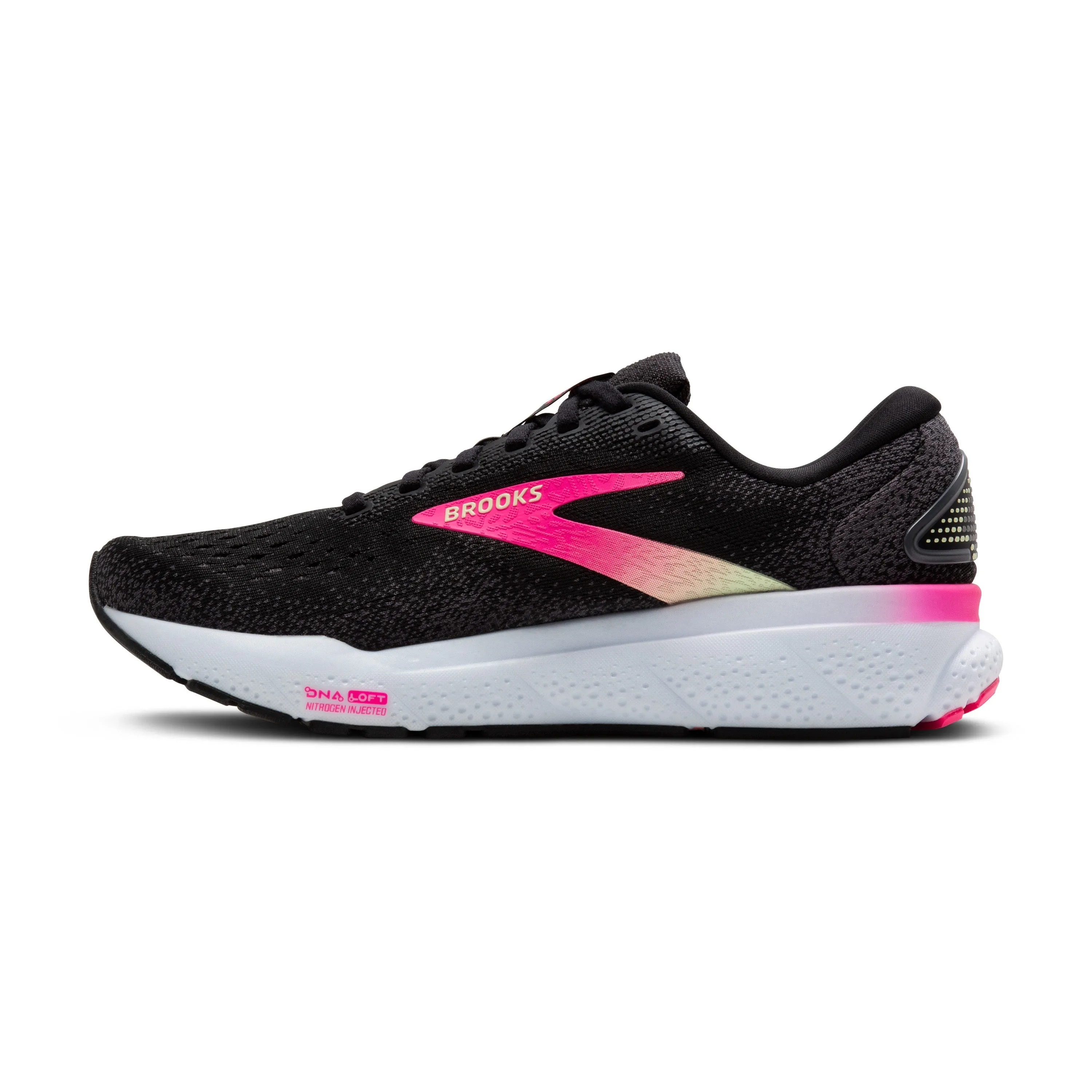 Ghost 16 Wms | Black/Pink/Yellow | Wide Fit D