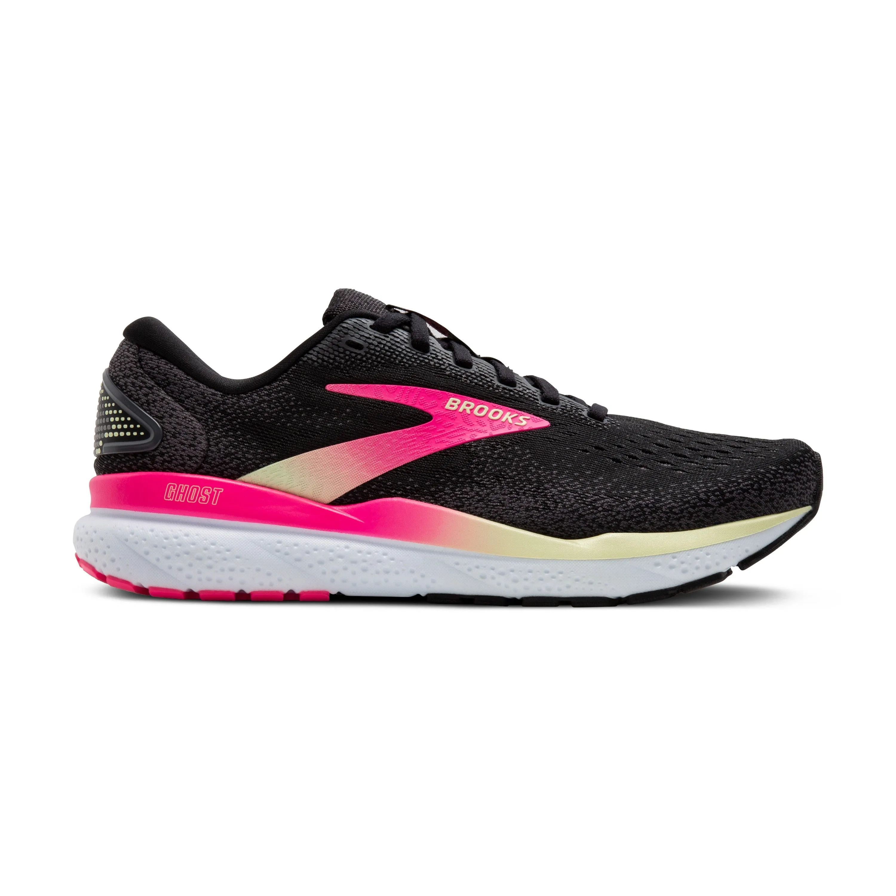 Ghost 16 Wms | Black/Pink/Yellow | Wide Fit D