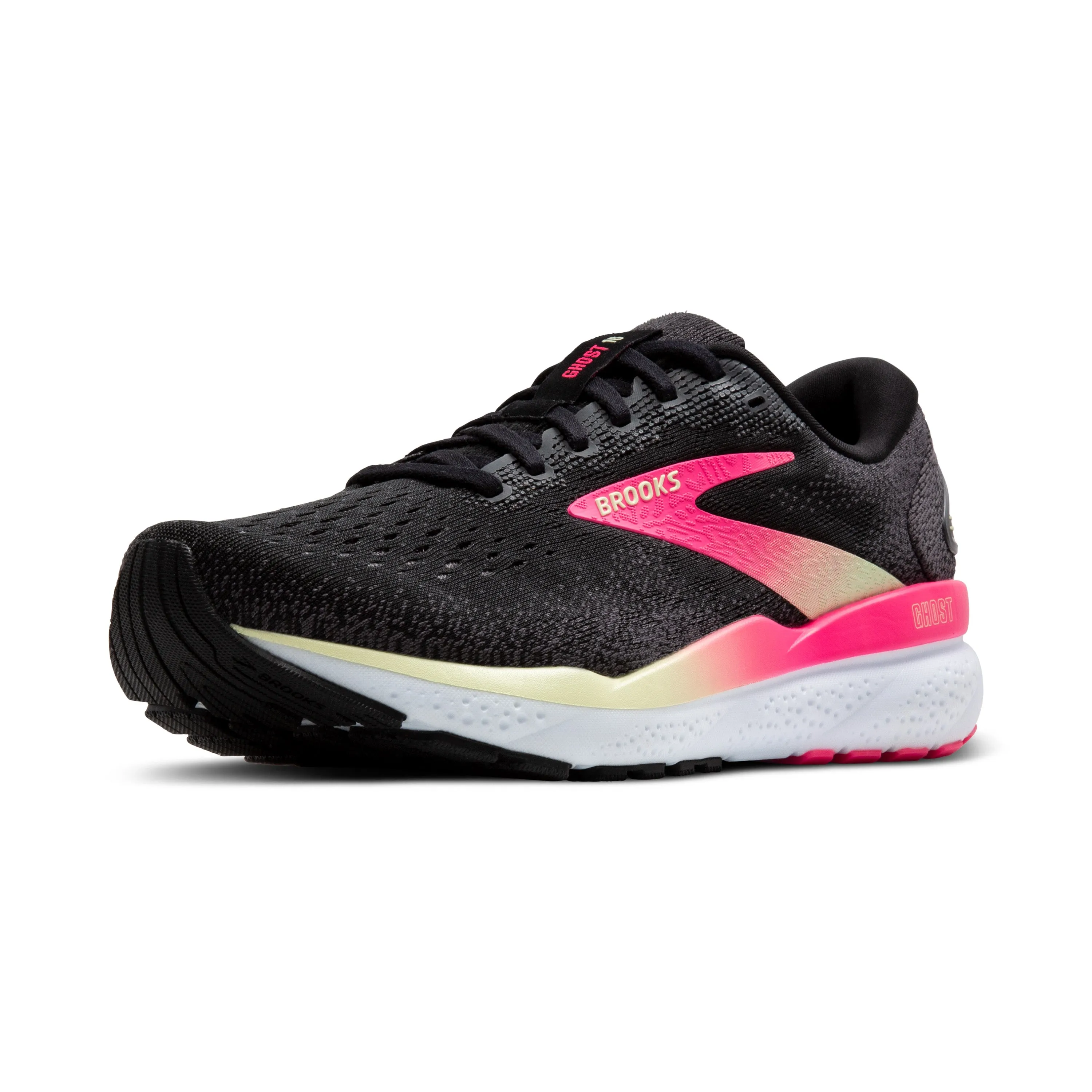 Ghost 16 Wms | Black/Pink/Yellow | Wide Fit D