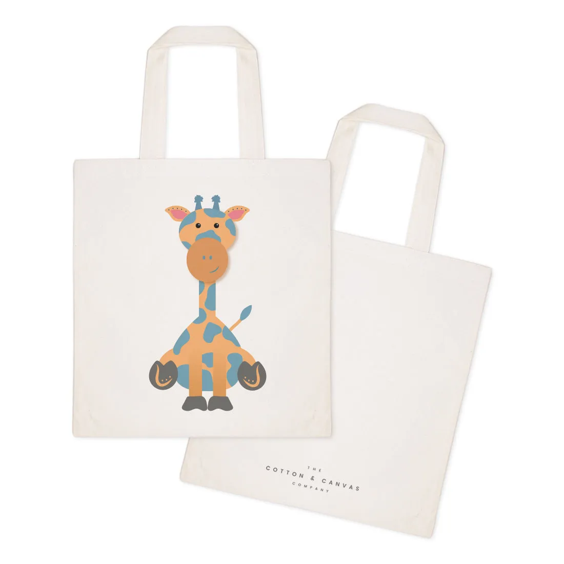 Giraffe Cotton Canvas Tote Bag by The Cotton & Canvas Co.