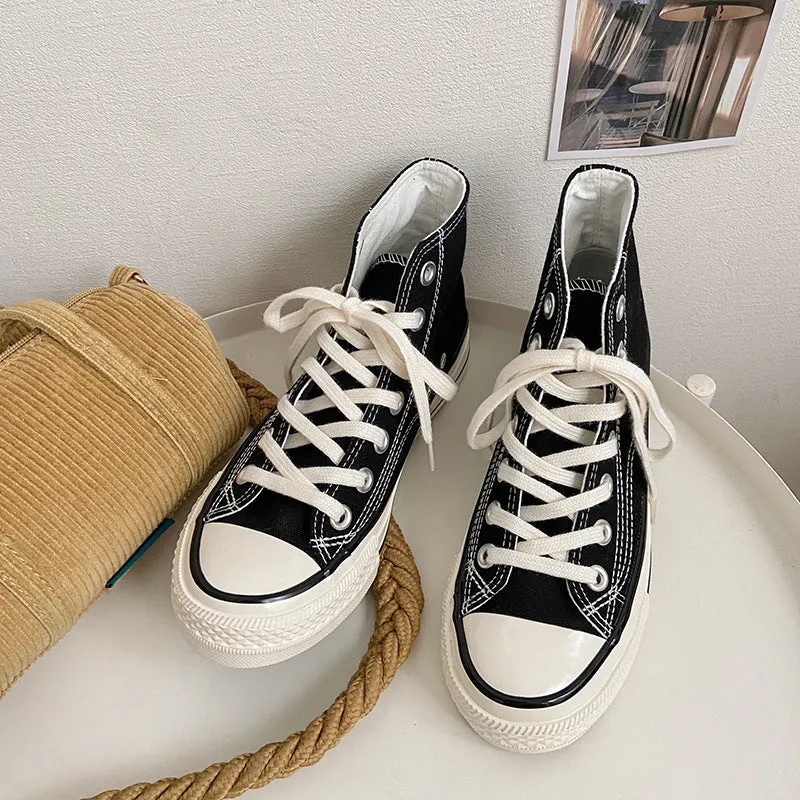 Glamorous For Male And Female Korean Canvas Shoes