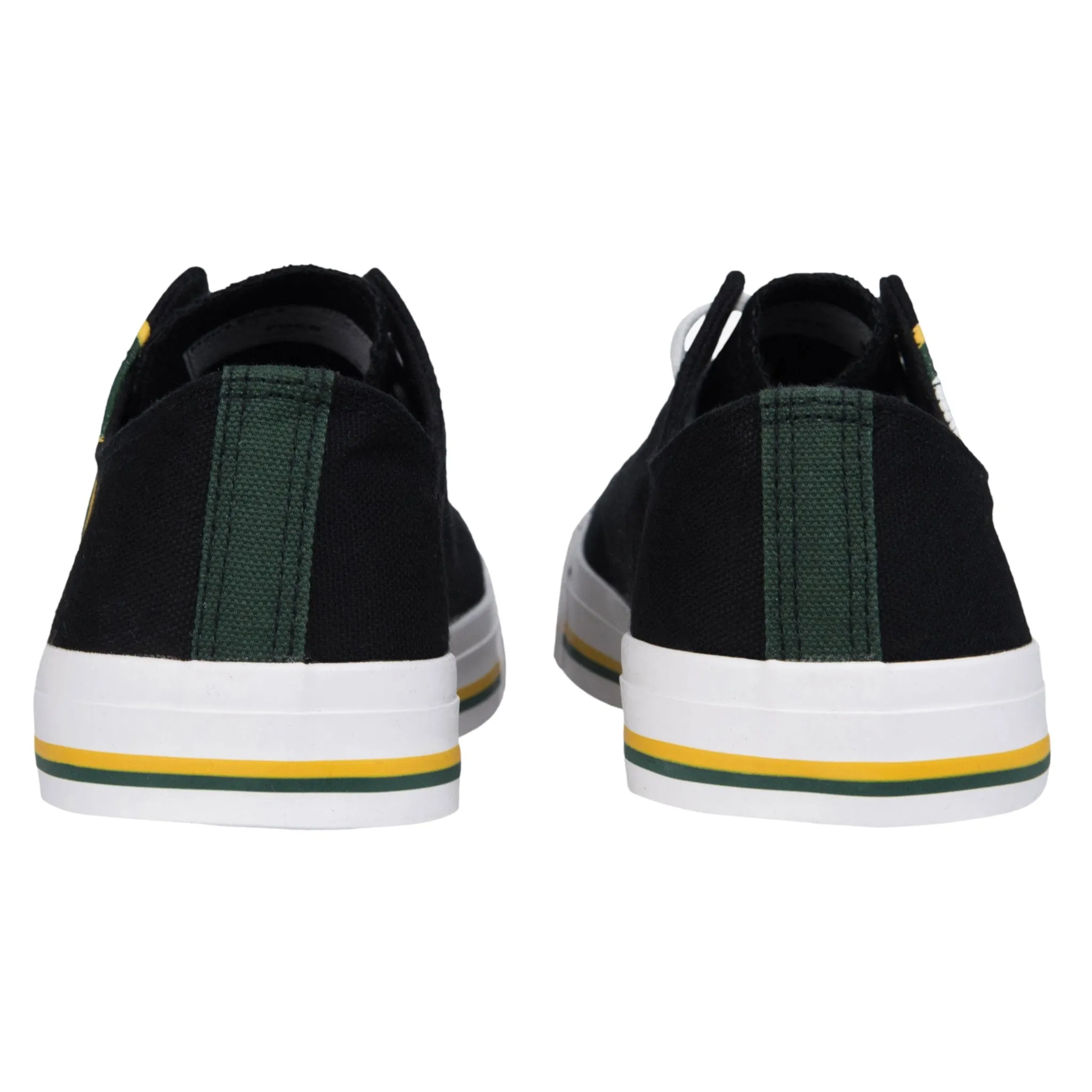 Green Bay Packers Men's Low Top Big Logo Canvas Shoe