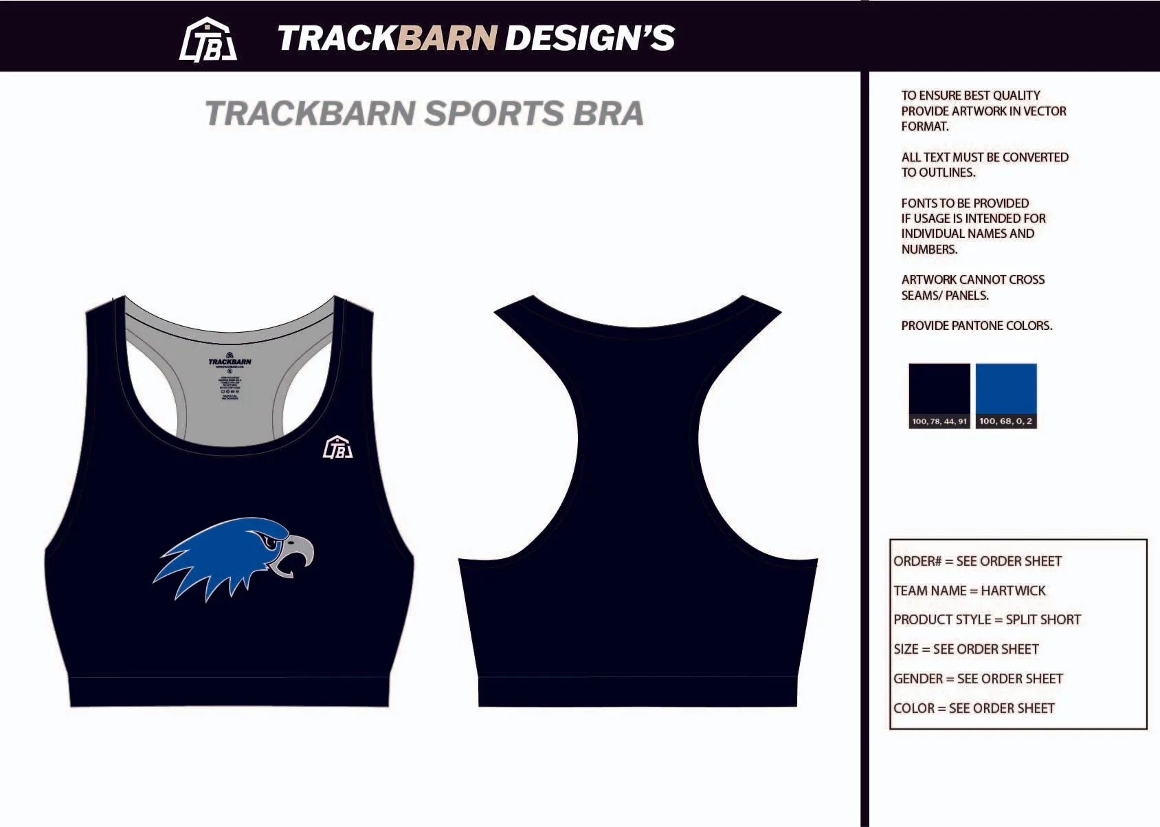 Hartwick-- Sports Bra