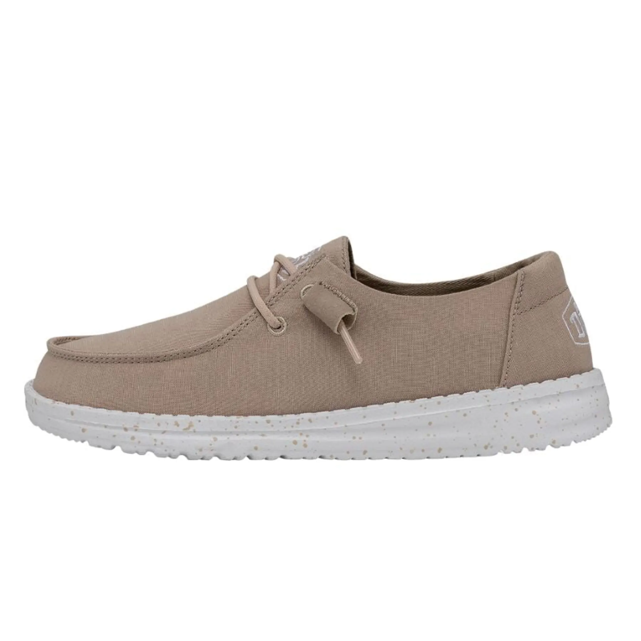 HEY DUDE WOMEN'S WENDY SLUB CANVAS TAN - 40063265