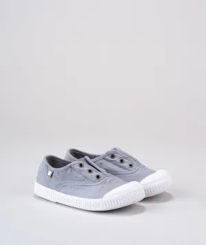 Igor Berri Girls Boys Grey Canvas Shoe