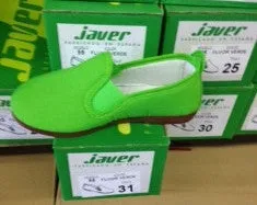 Javer/Flossy Canvas Shoes Kids - Lime Green