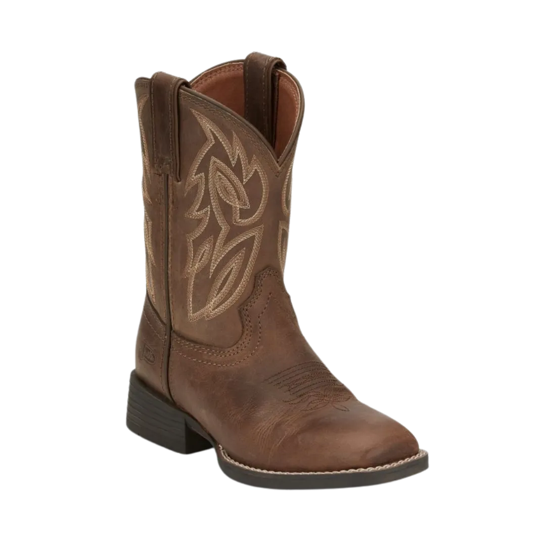 Justin Boots Kid's Canter Brown Boots