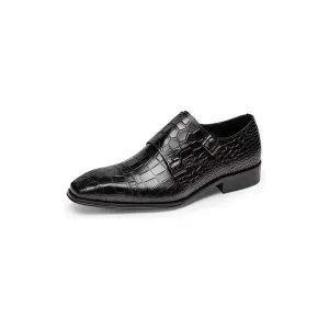 LeatherLux Monkstraps Dress Shoes