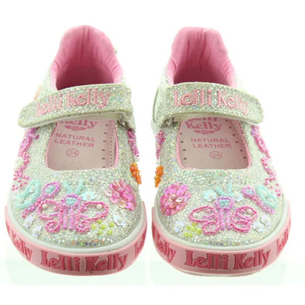 Lelli Kelly LK5076 Glitter Butterfly Girls Shoes