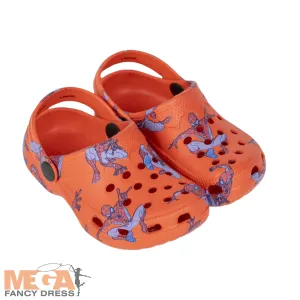 Licensed Boys Spiderman Red Clogs