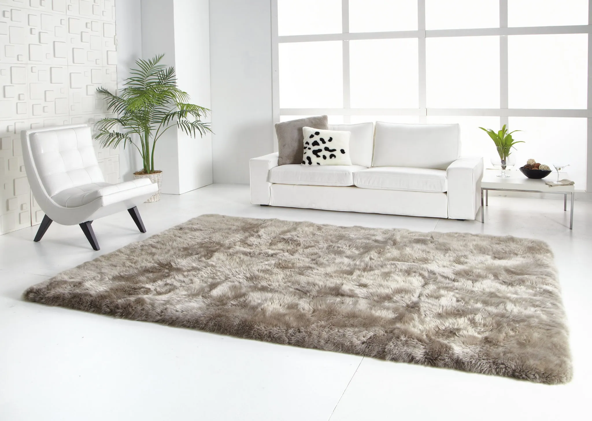 Long Wool Area Rug