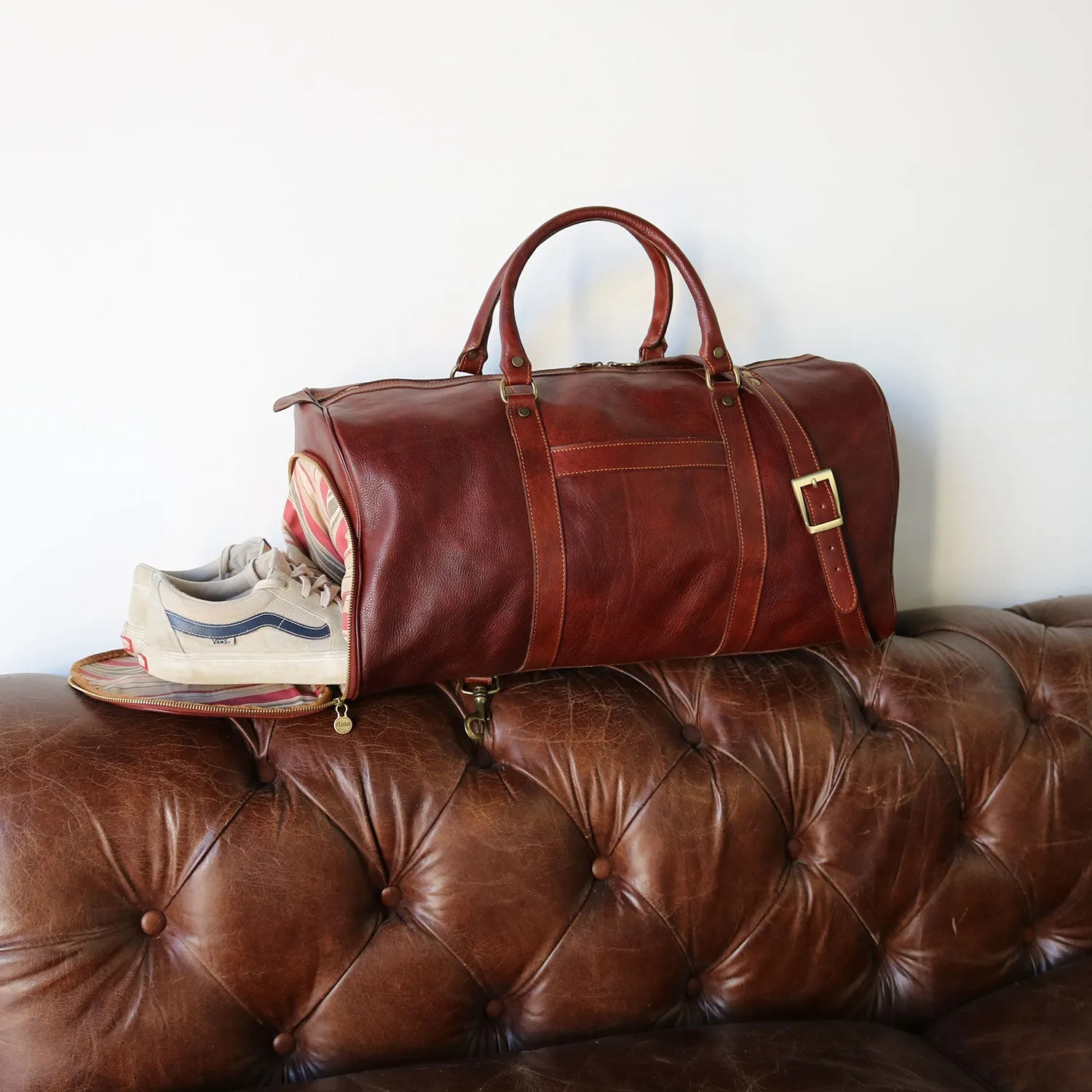 Lugano Weekender w/ Shoe Compartment