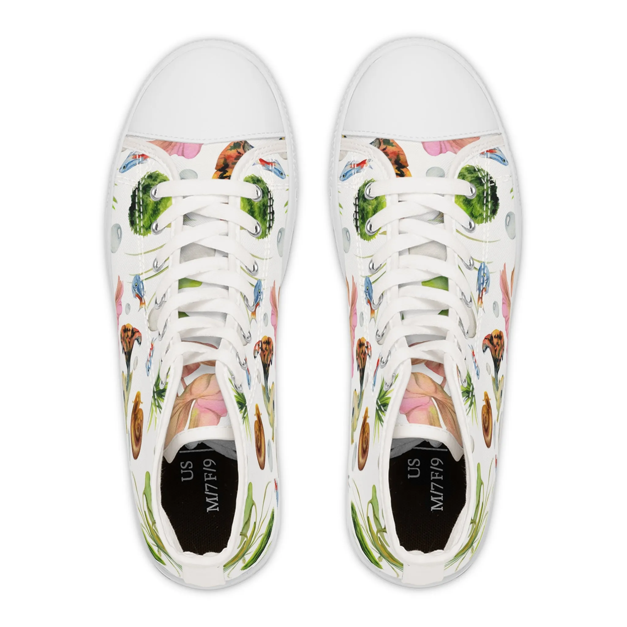 Marine Fish Women's High Top Sneakers