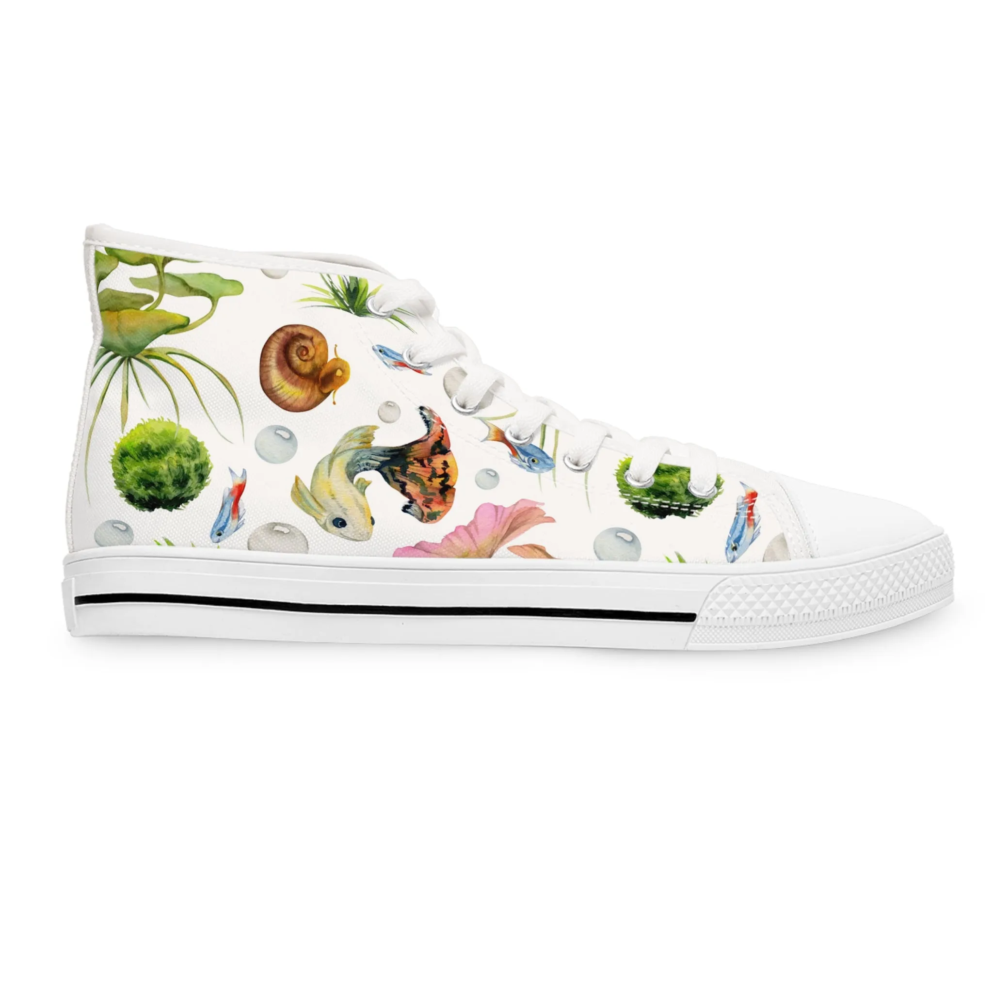 Marine Fish Women's High Top Sneakers