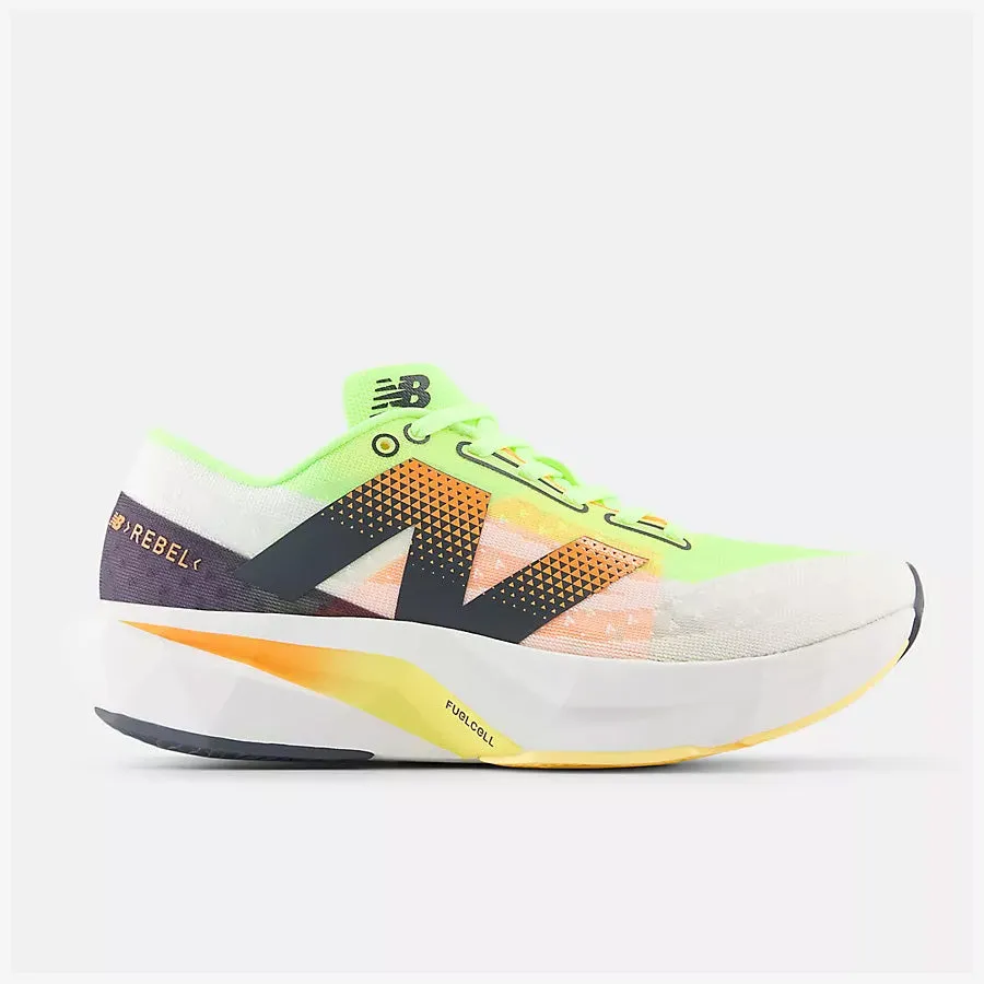 Men's FuelCell Rebel v4 (White/Bleached Lime Glo)