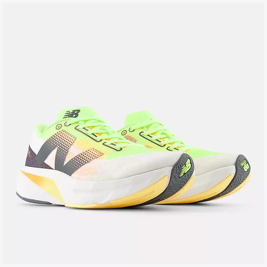 Men's FuelCell Rebel v4 (White/Bleached Lime Glo)