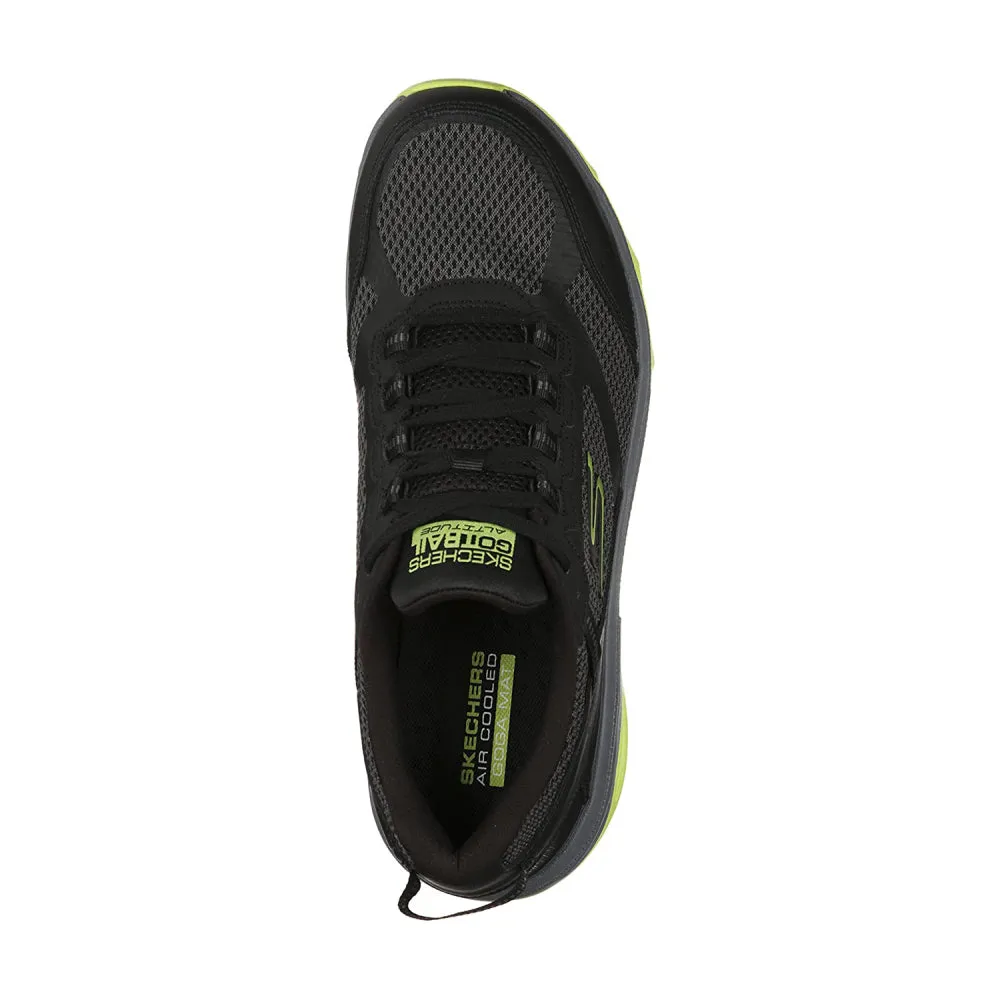 Men's Go Run Trail Altitude Running Shoe (Black/Lime)