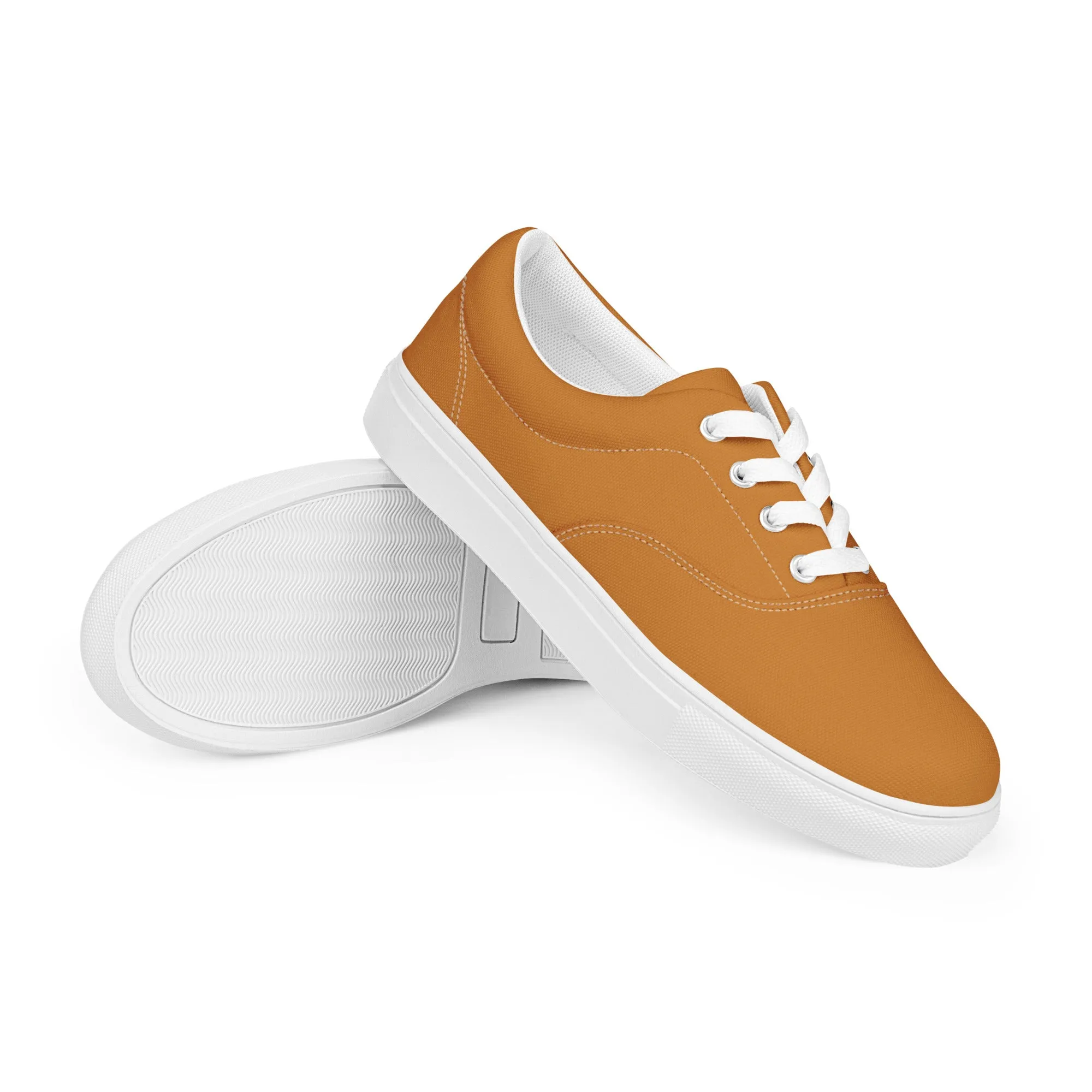 Menâ€™s lace-up canvas shoes - Brown