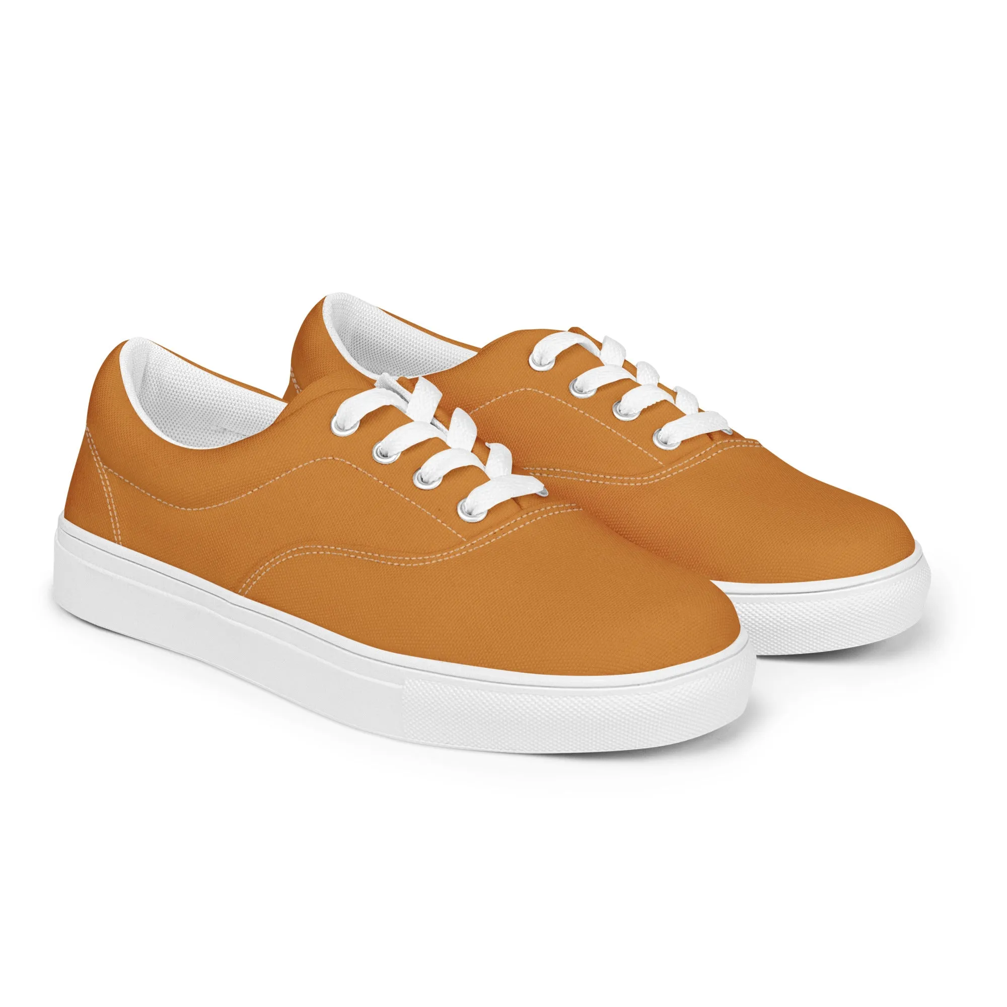 Menâ€™s lace-up canvas shoes - Brown