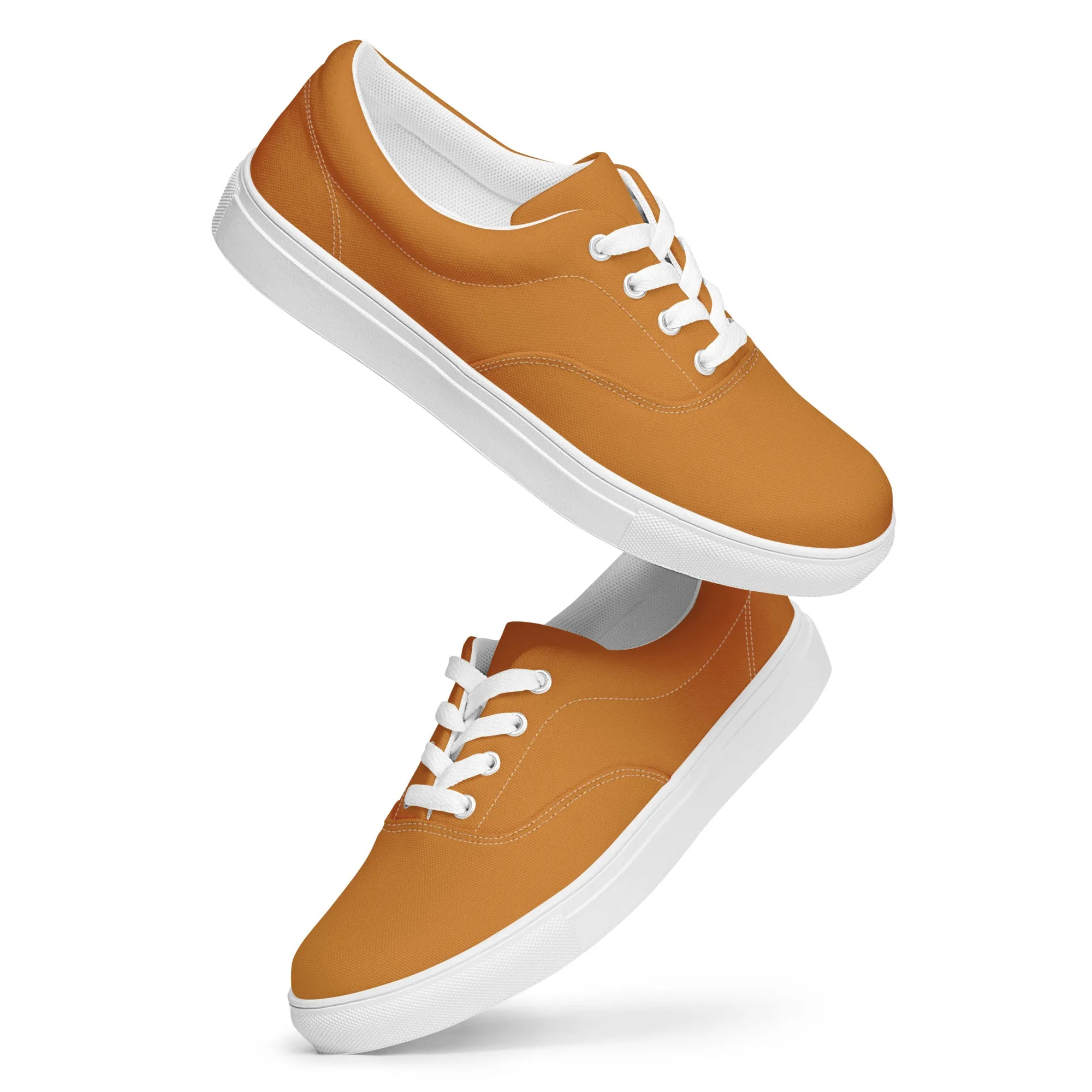 Menâ€™s lace-up canvas shoes - Brown