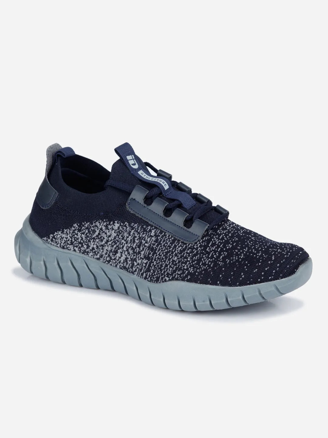 Men's Navy Lace Up Sneaker (ID7521)