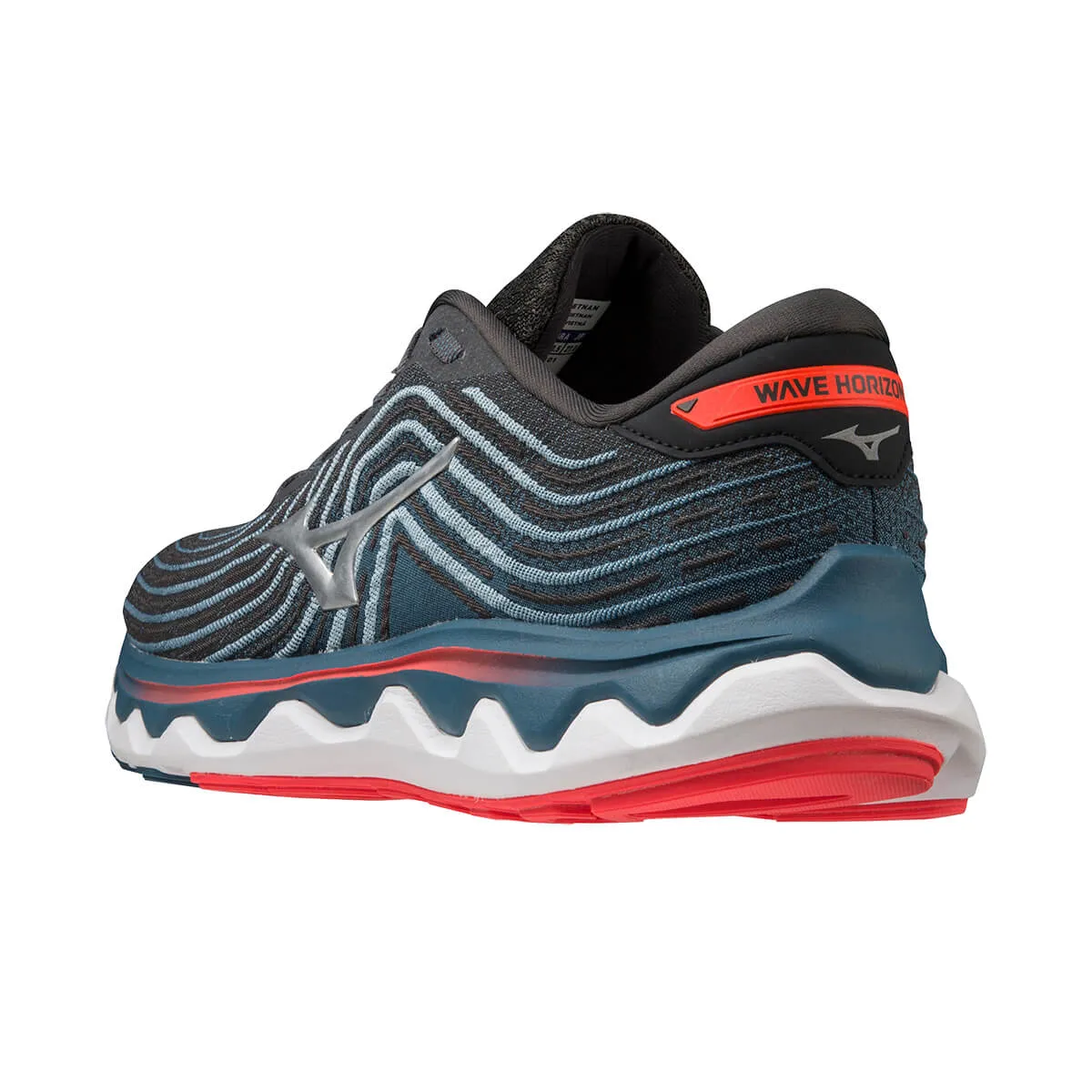 Mizuno Wave Horizon 6 Mens | Black Oyster/nimbus Cloud/soleil