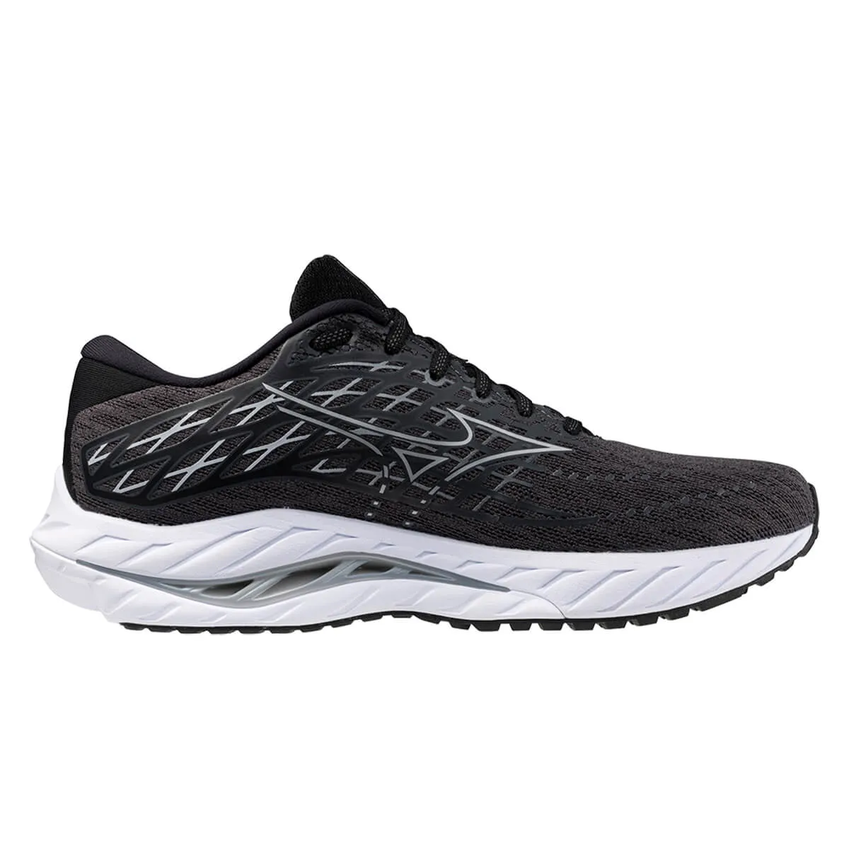 Mizuno Wave Inspire 20 Mens | Ebony/white/black