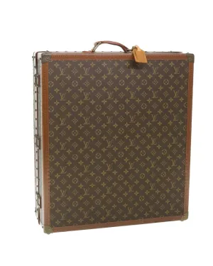 Monogram Canvas Trunk with Name Tag