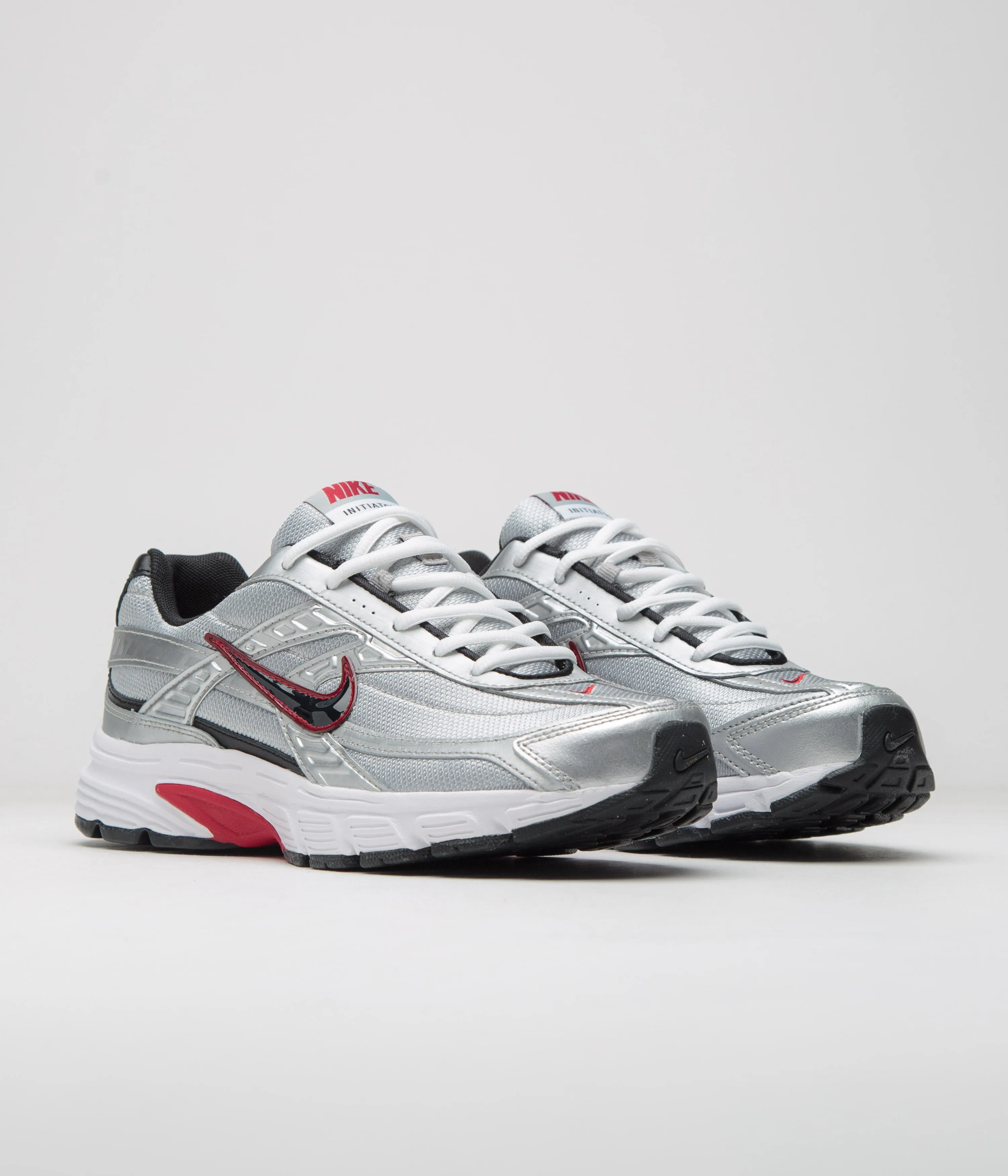 Nike Initiator Shoes - Metallic Silver / Black - White