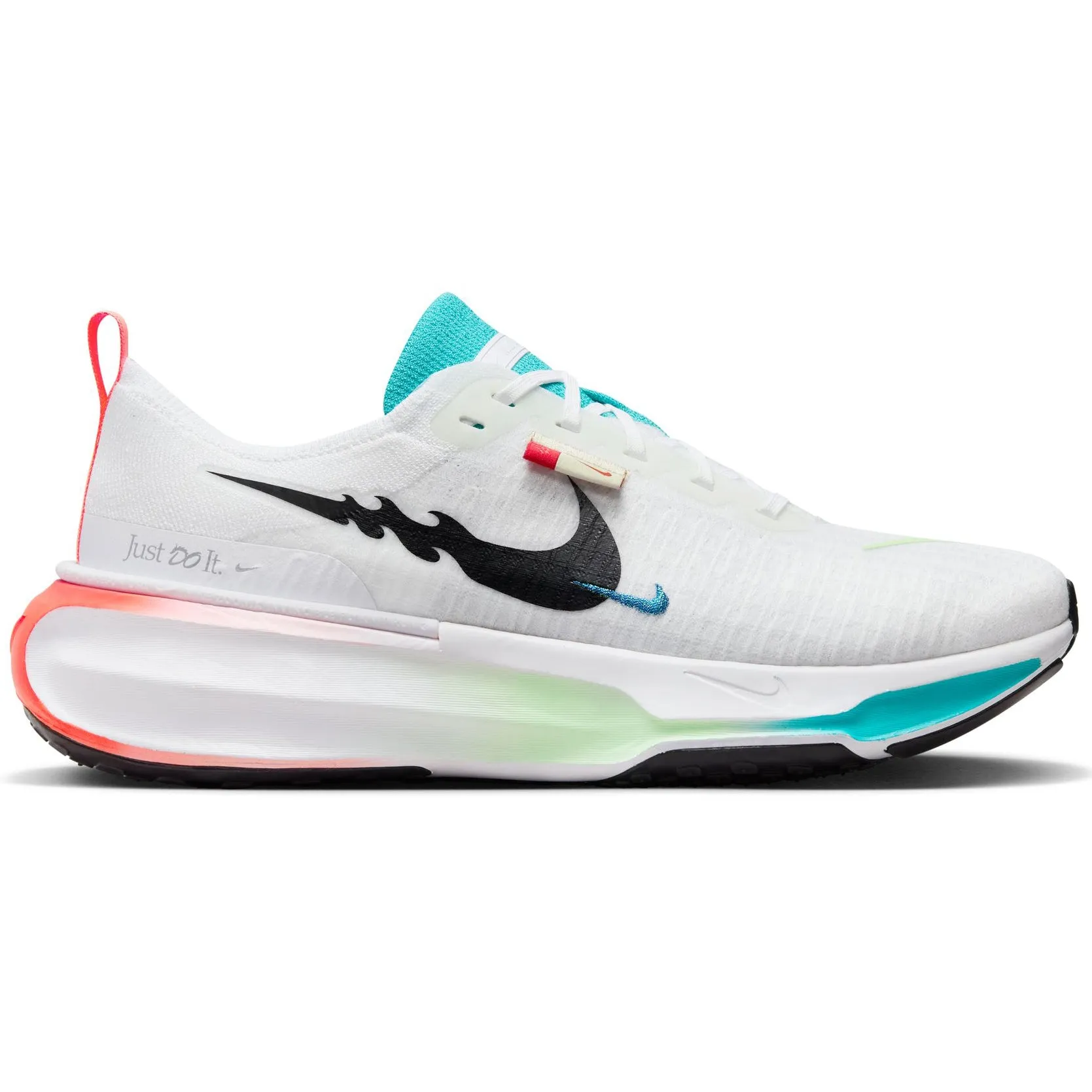 Nike Men's Invincible 3 Running Shoes White / Dusty Cactus / Bright Crimson / Black